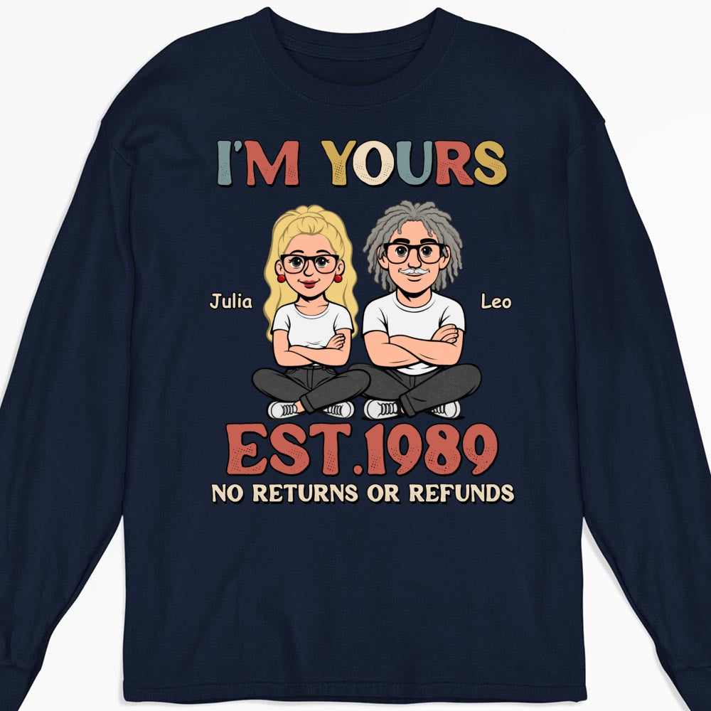 Custom Christmas Anniversary Keepsake Gifts For Husband • I Am Yours - Personalized Shirt