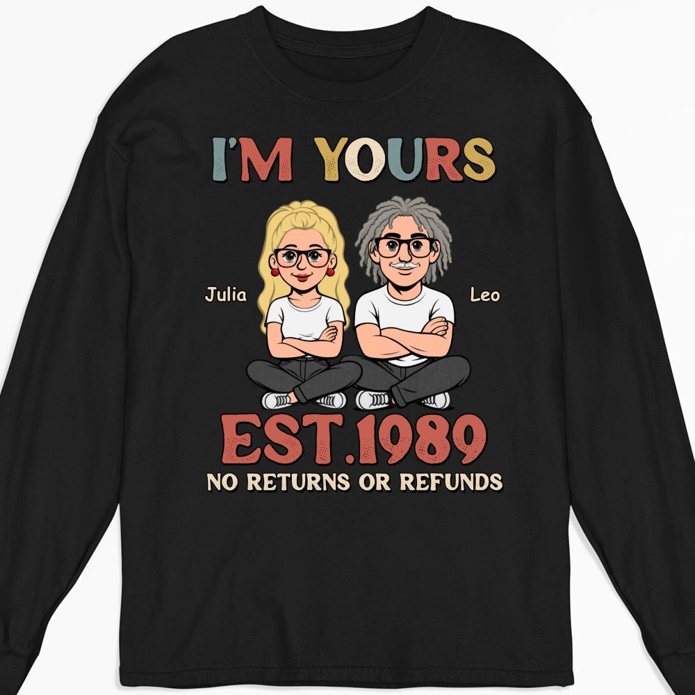Custom Christmas Anniversary Keepsake Gifts For Husband • I Am Yours - Personalized Shirt