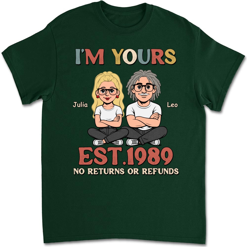 Custom Christmas Anniversary Keepsake Gifts For Husband • I Am Yours - Personalized Shirt