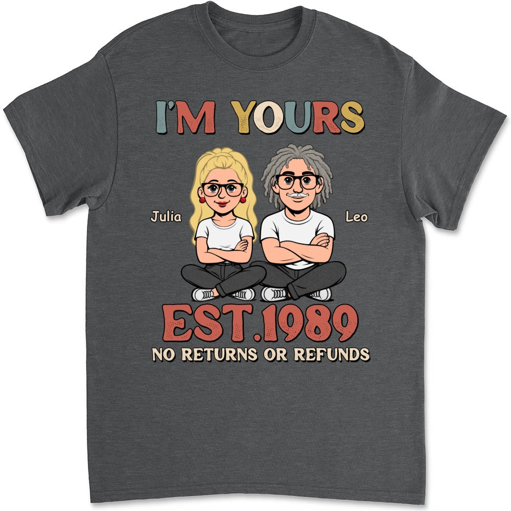 Custom Christmas Anniversary Keepsake Gifts For Husband • I Am Yours - Personalized Shirt