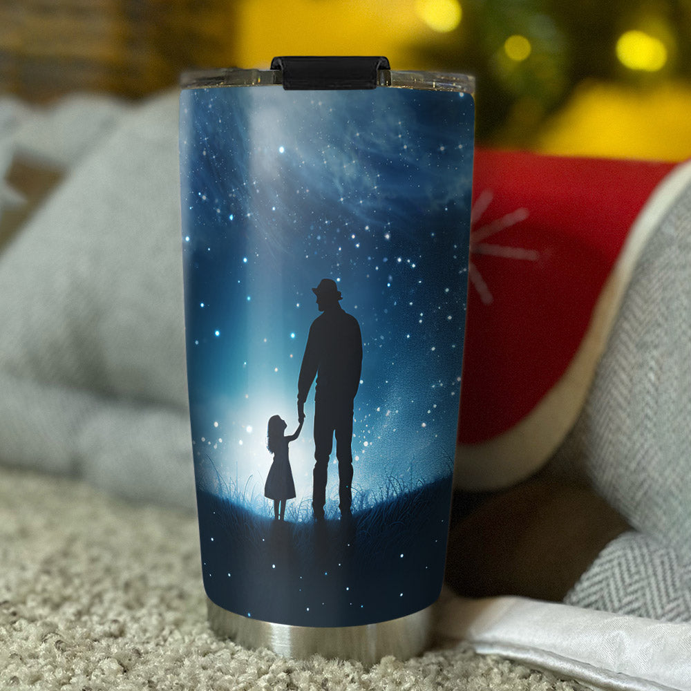 Custom Christmas Birthday Gifts For Dad • Safe, Well And Happy - Personalized Tumbler