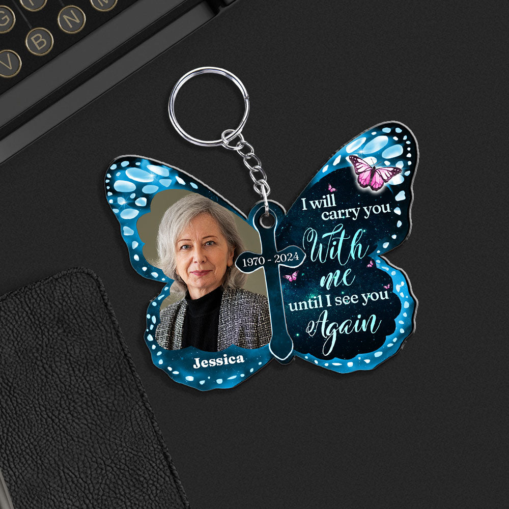 Carry You With Me - Personalized Acrylic Keychain