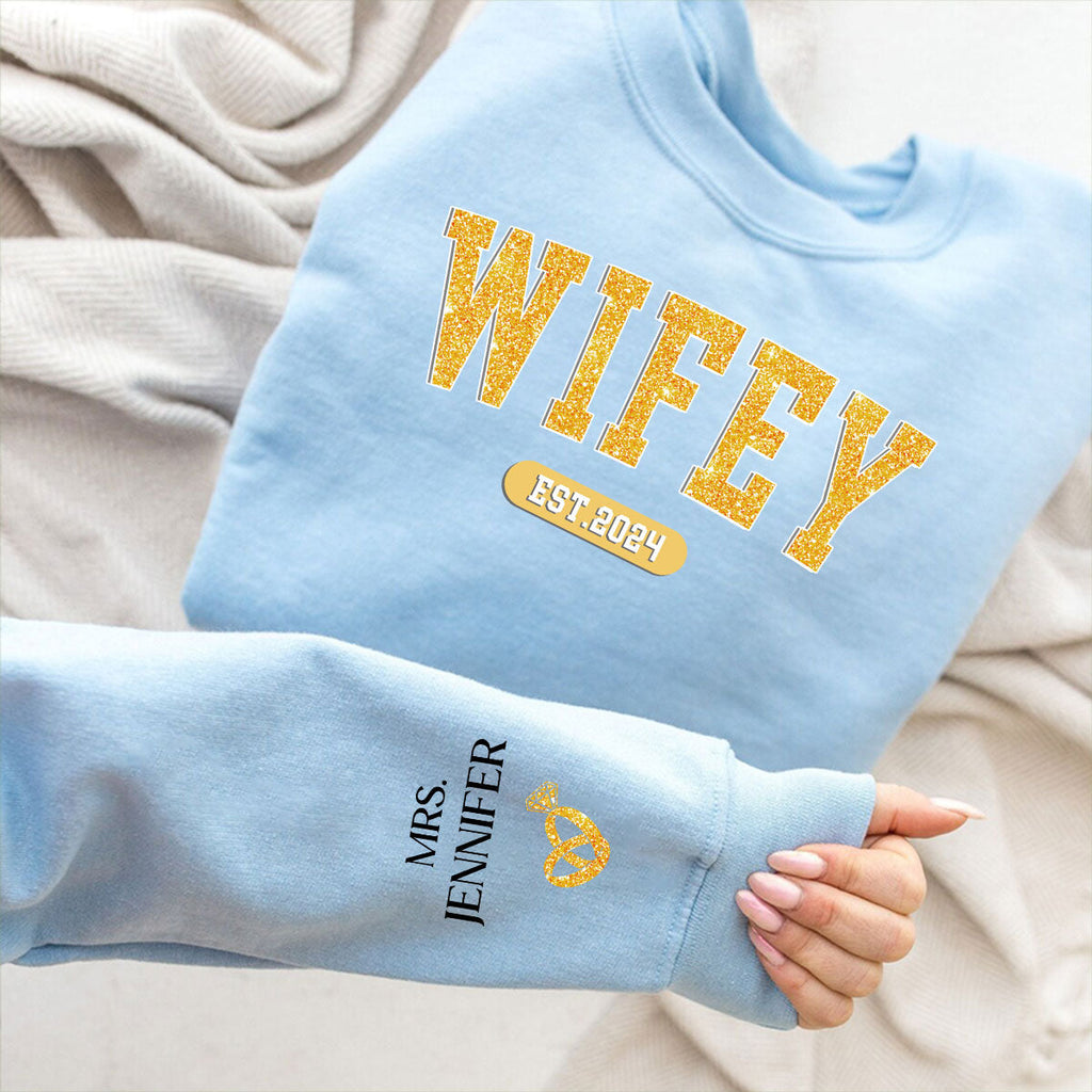Being Wifey Est - Personalized Long Sleeve T-shirt