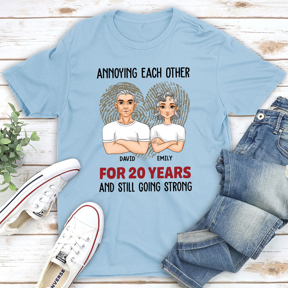 Custom Anniversary Keepsake Gifts For Couple • For Years - Personalized Classic T-shirt