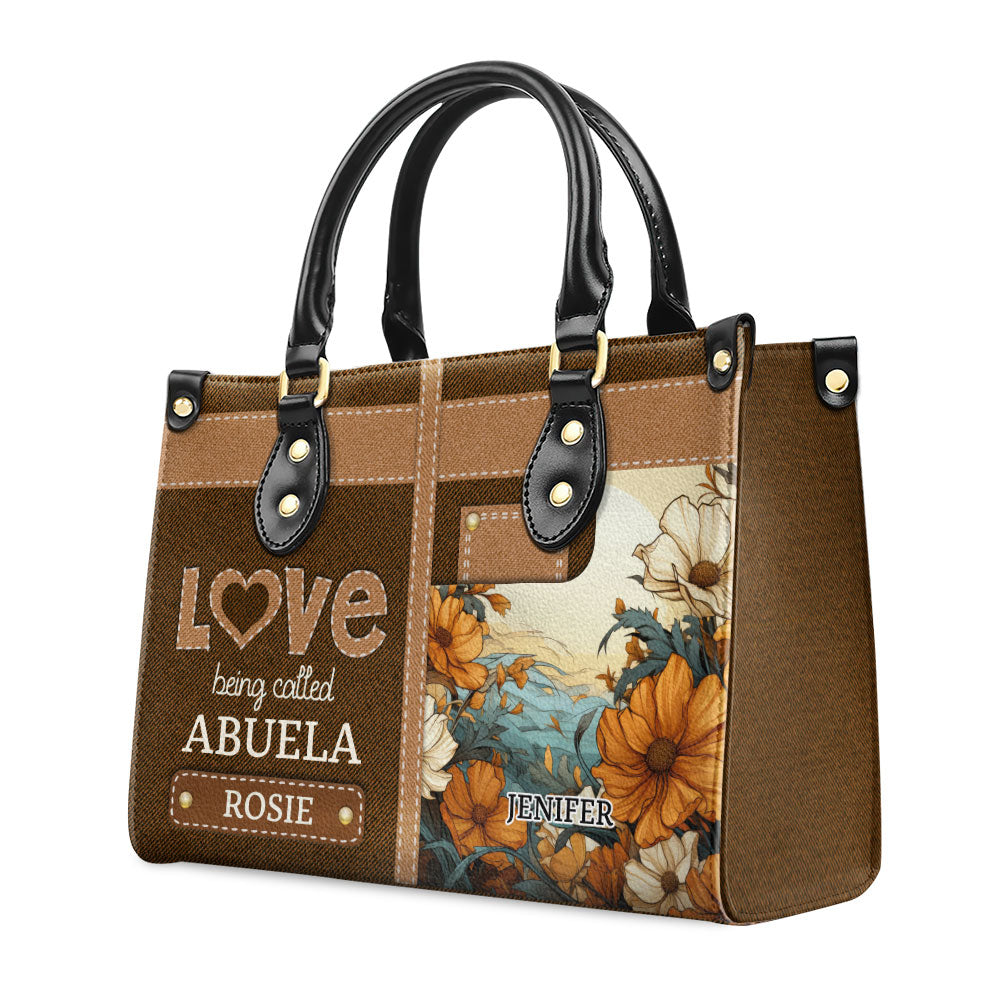Love Being Called - Personalized Leather Bag