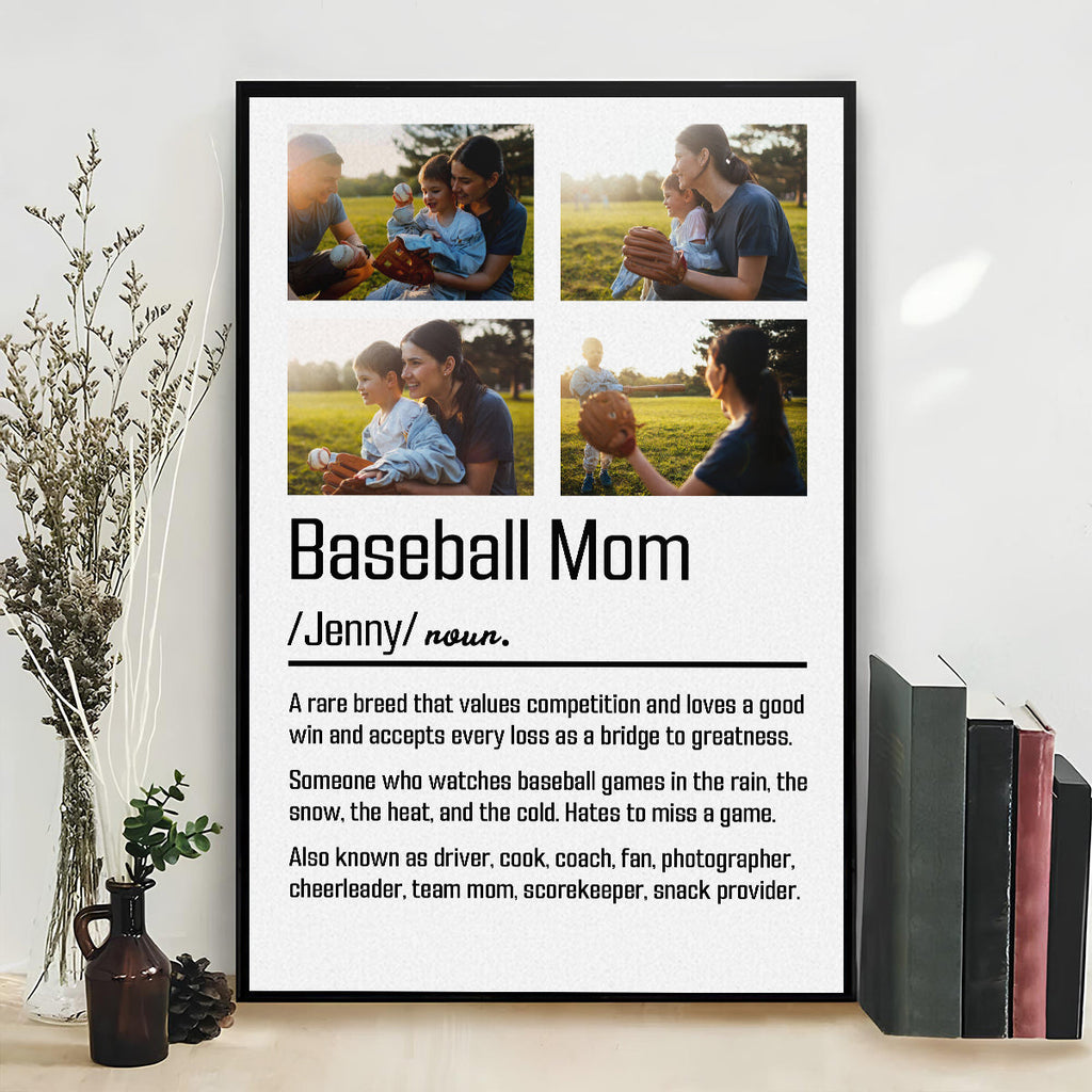 Baseball Moms Never Miss Games - Personalized Poster