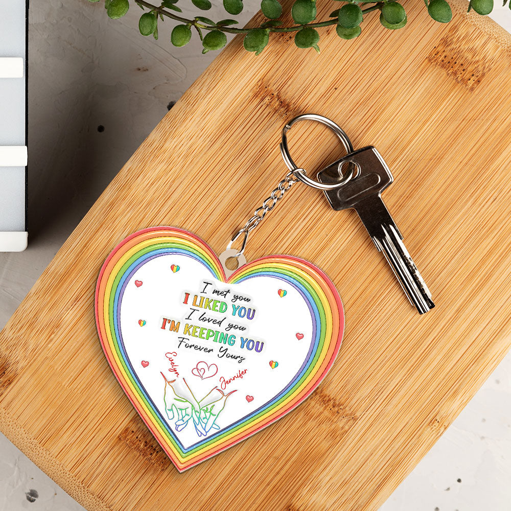Love is Love - Personalized Acrylic Keychain