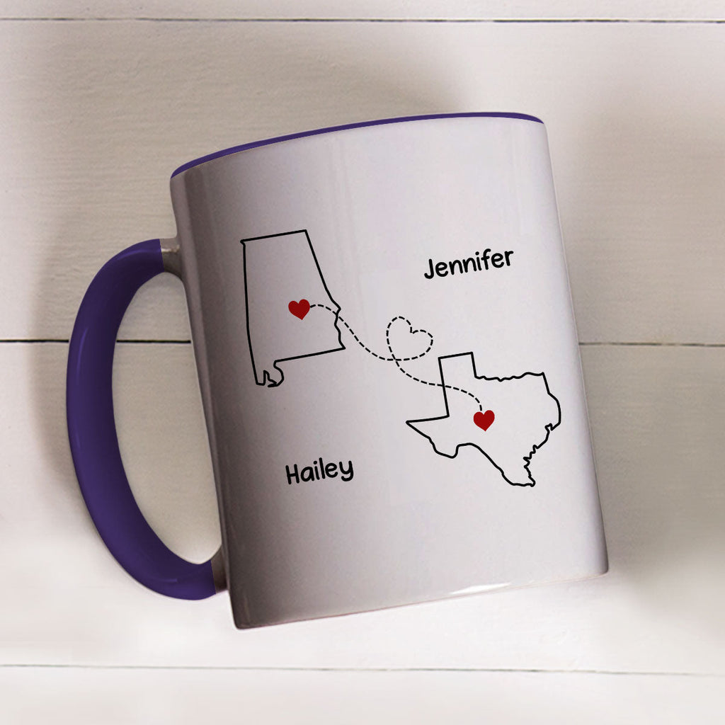 Custom Best Friend, Christmas & Birthday Friendship Keepsake Gift • I Miss You Bitch- Personalized Accent Mug