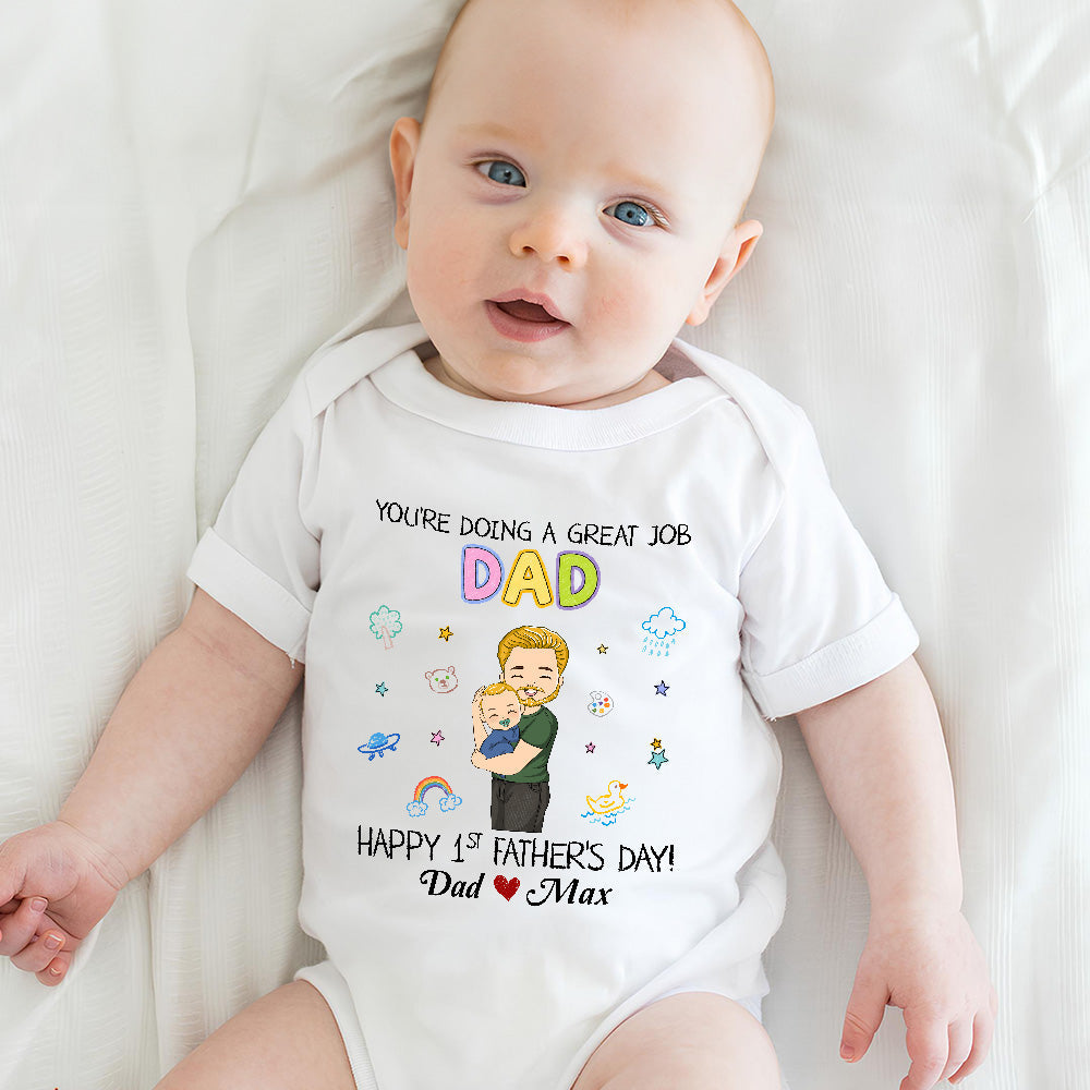 I Am Lucky - Personalized Baby Onesie