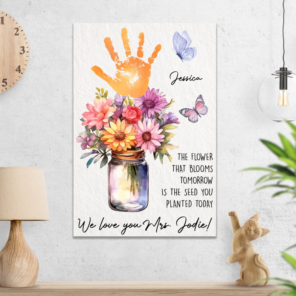 Knowledge Is A Seed Of Wisdom - Personalized Poster