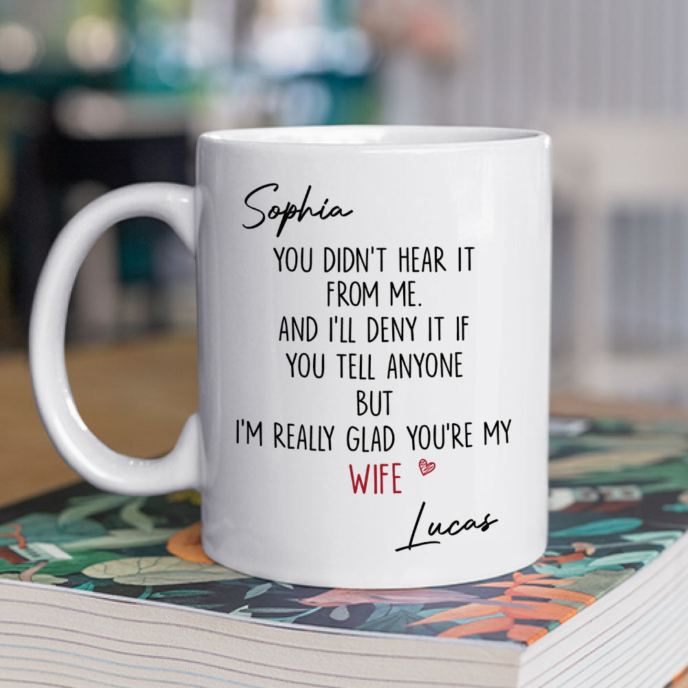 Custom Anniversary Keepsake Gifts For Couple • My Love For You - Personalized Coffee Mug