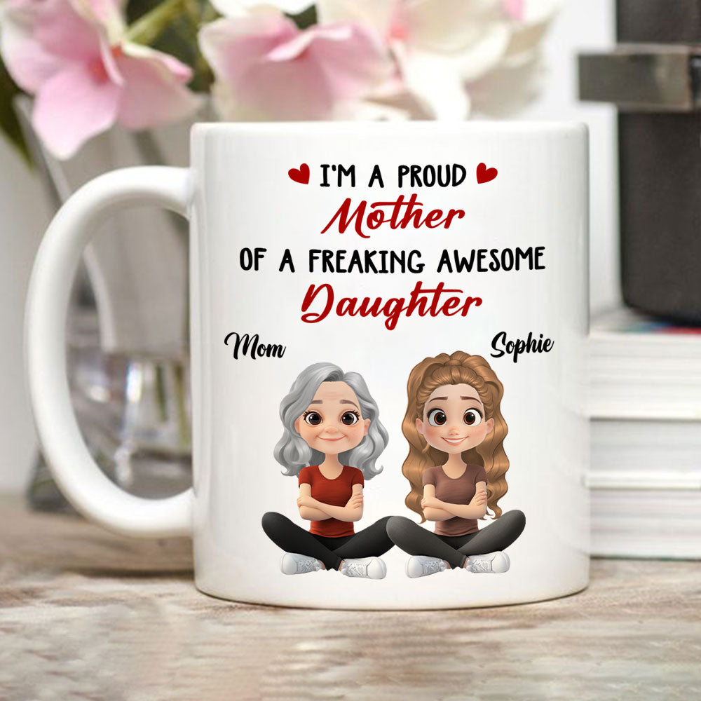 Custom Mother's Day Gift for Daughter • I Am So Proud - Personalized Coffee Mug