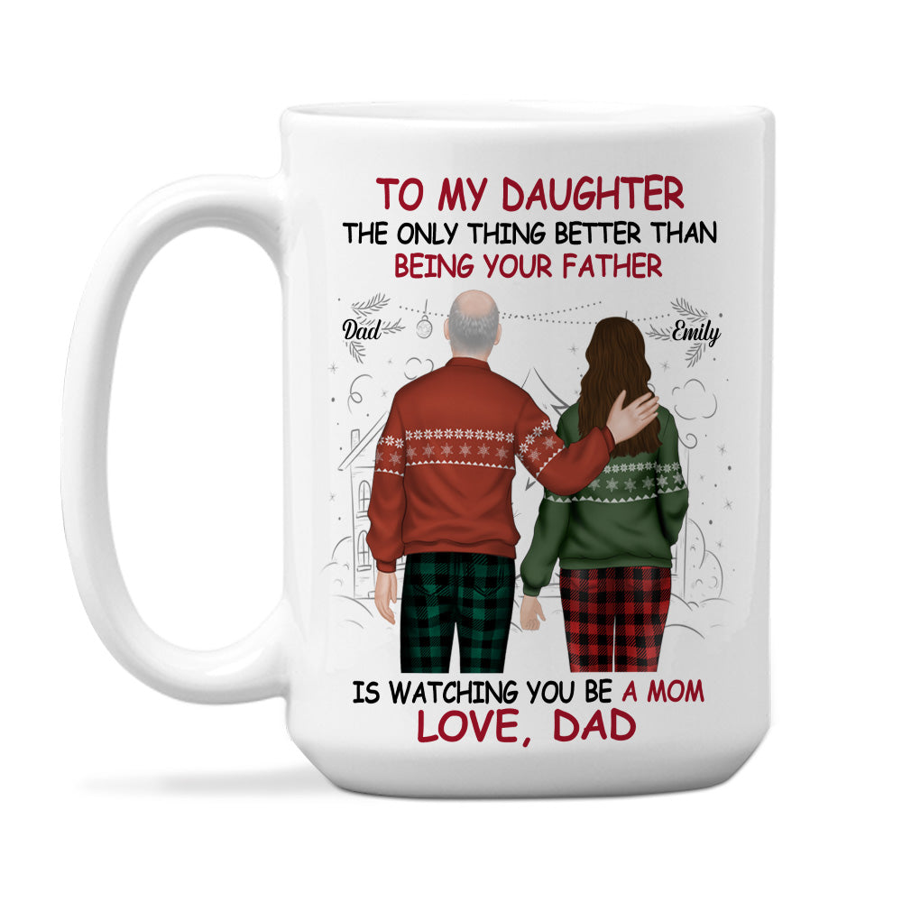 Custom Christmas & Birthday Gift for Daughter • The Greatest Gift - Personalized Coffee Mug