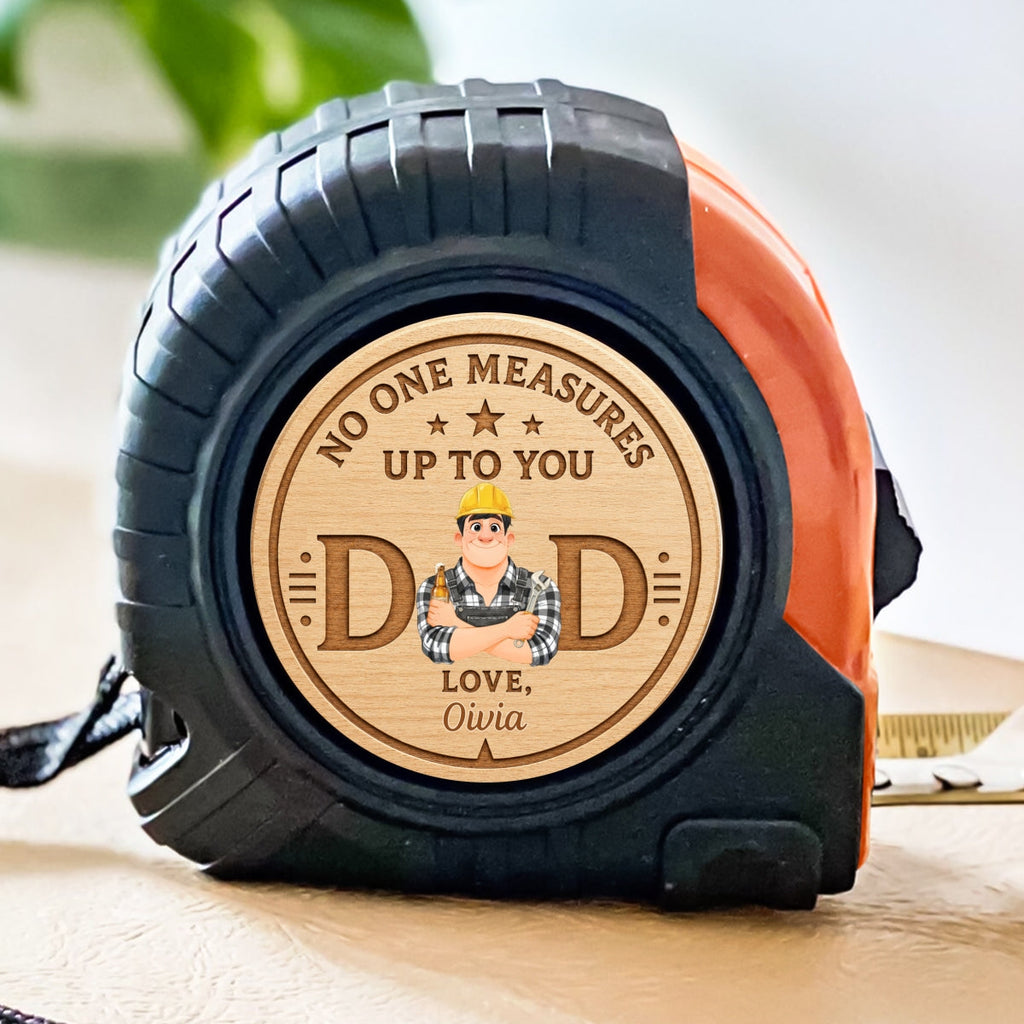 Built With Love Dad - Personalized Tape Measure