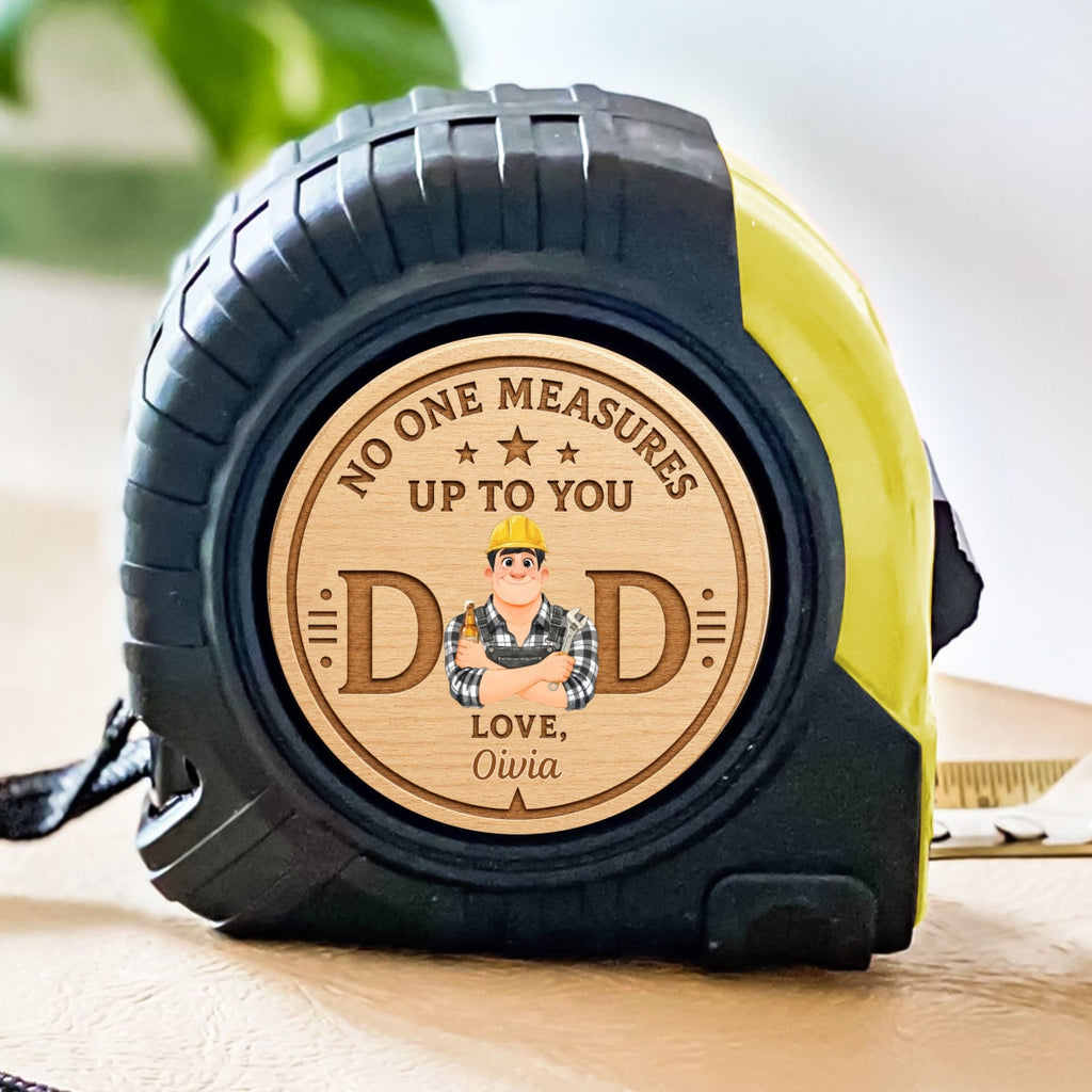 Built With Love Dad - Personalized Tape Measure