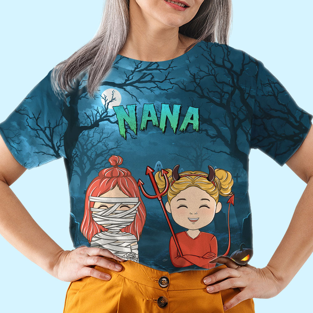 Granny Of My Babies - Personalized All-over-print T-shirt