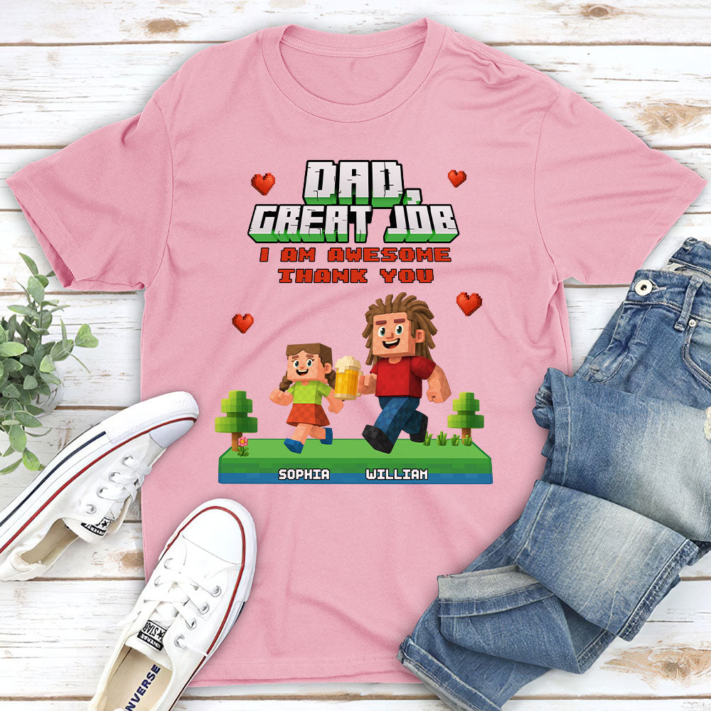 Custom Father's Day, Special Gift for Dad & Grandpa • Awesome Daddy Of Us - Personalized Shirt