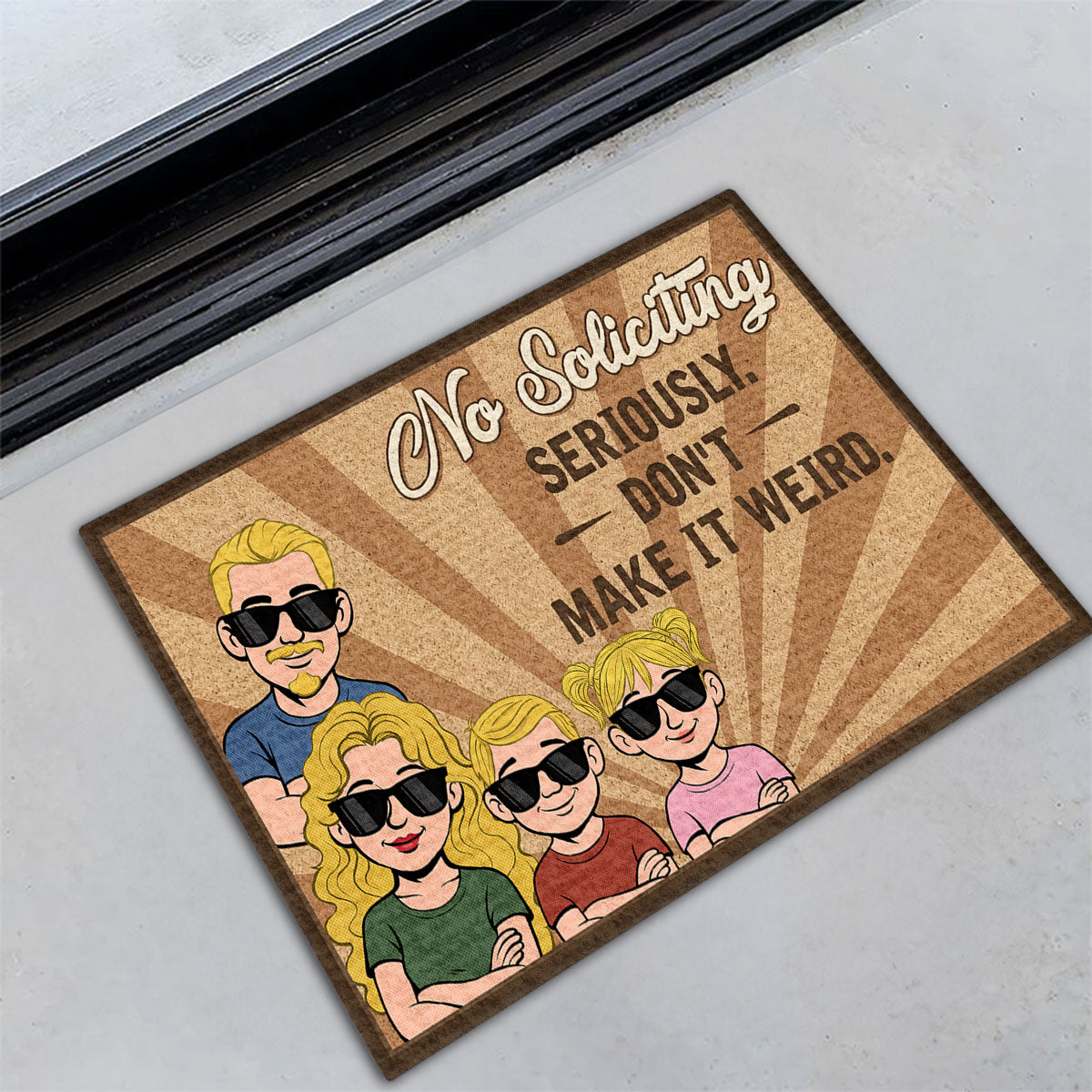 Please Skip This House - Personalized Doormat