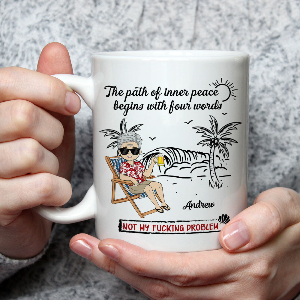 Custom Coworker, Christmas & Birthday Team Appreciation Gift • Relax Release And Walk Away- Personalized Coffee Mug