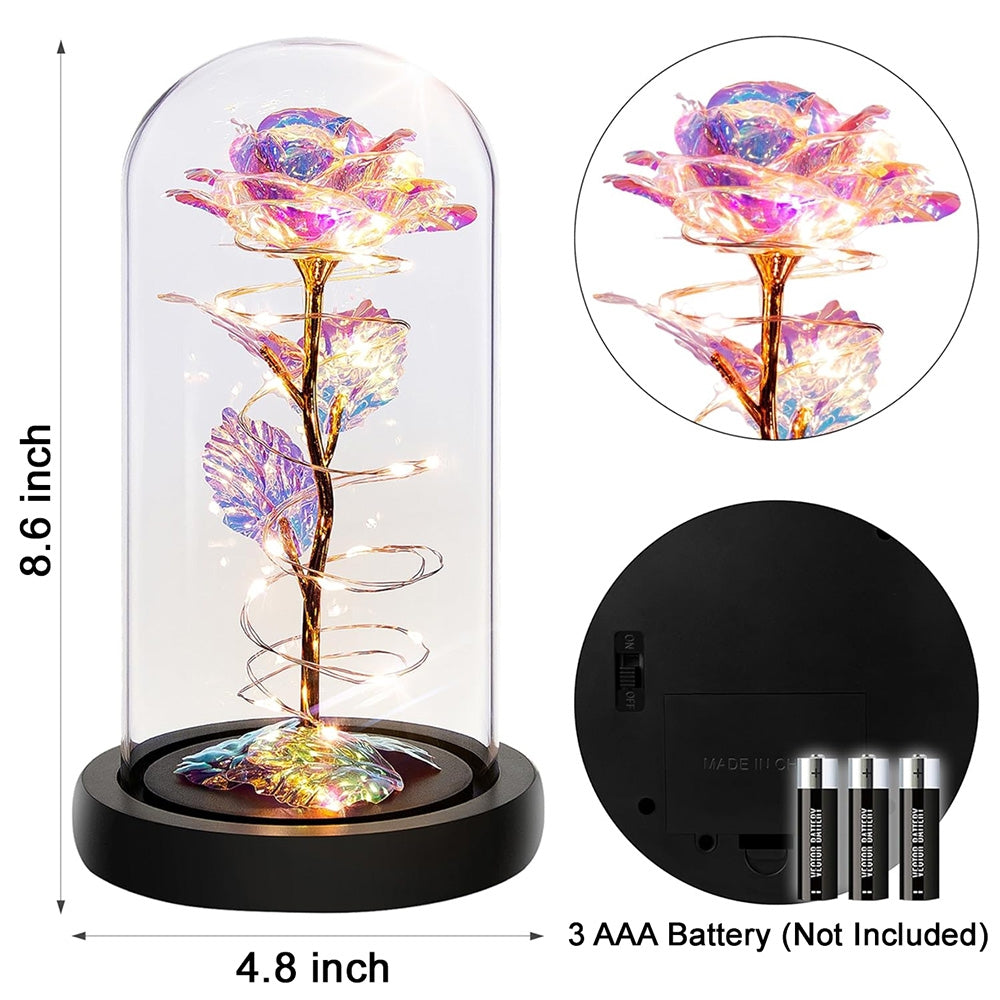 Your Last Everything - Personalized Sparkly Rose