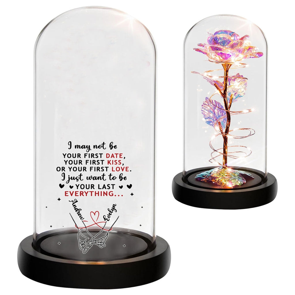 Your Last Everything - Personalized Sparkly Rose