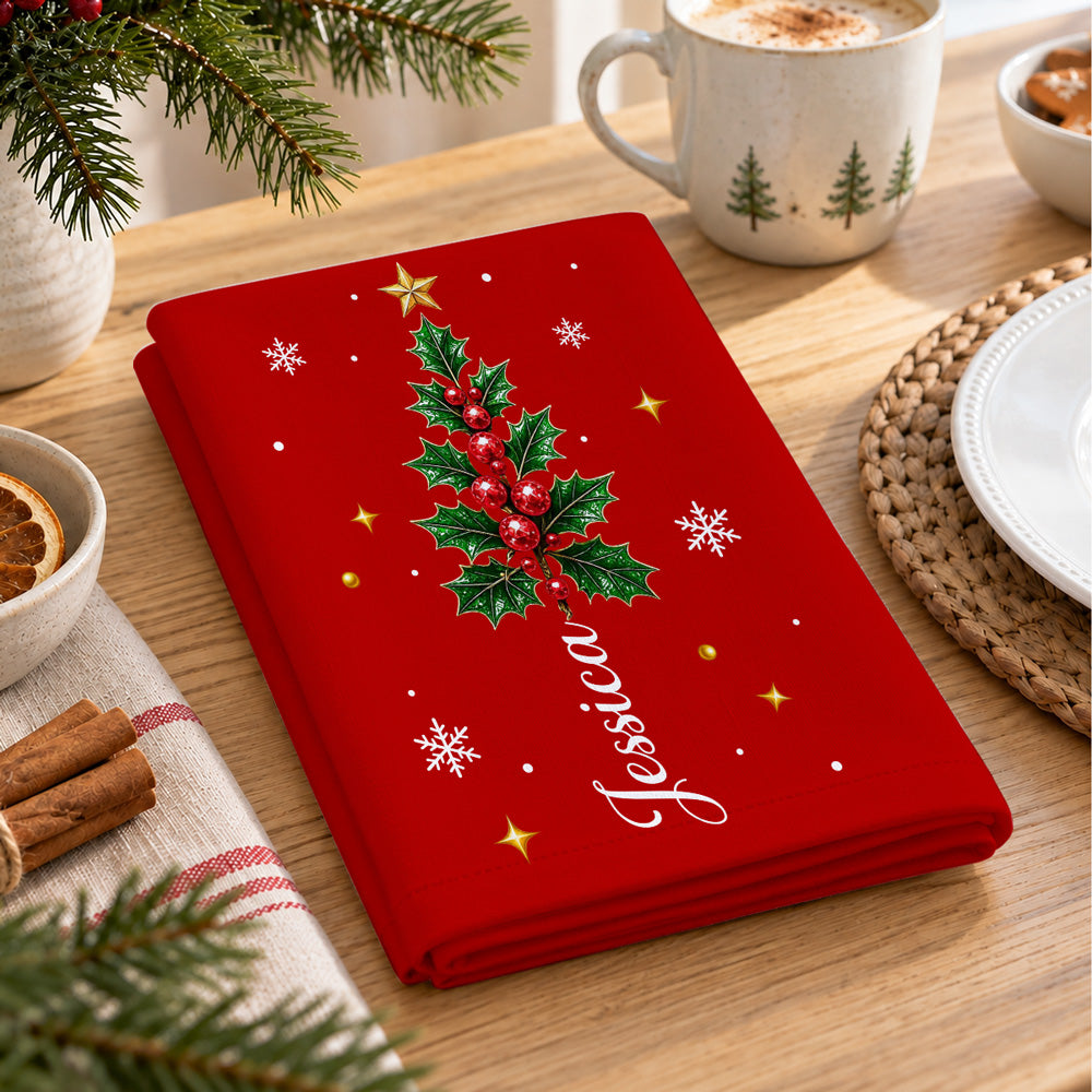 Everyone Is A Christmas Tree - Personalized Napkin