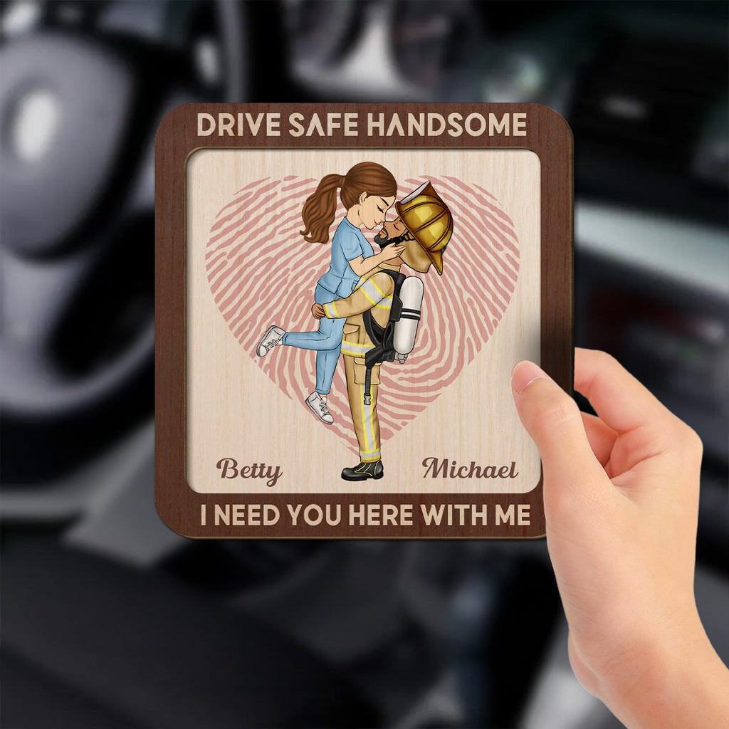 Loving You - Personalized Car Visor Clip