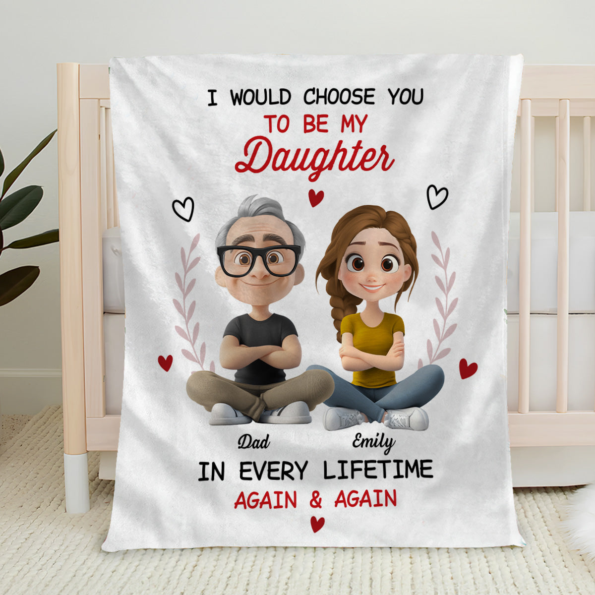 Always Choose You - Personalized Fleece Blanket