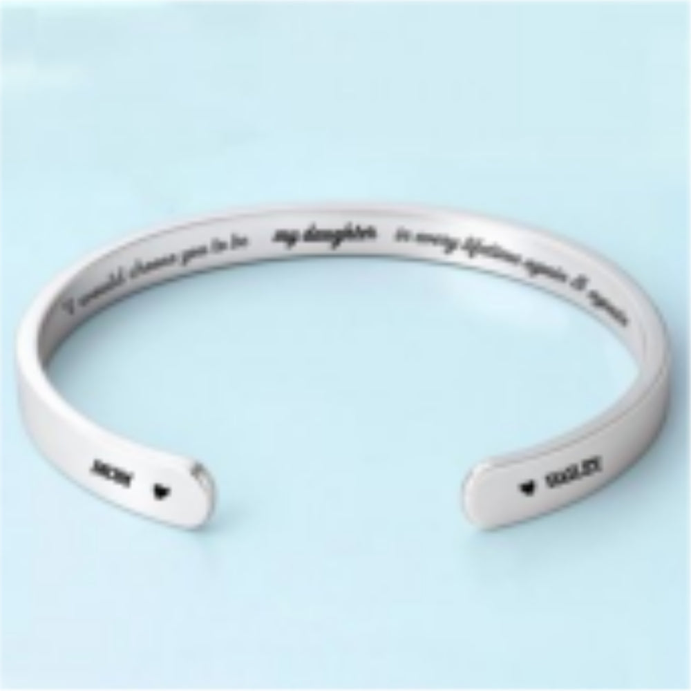 Choose You - Personalized Bracelet Cuff