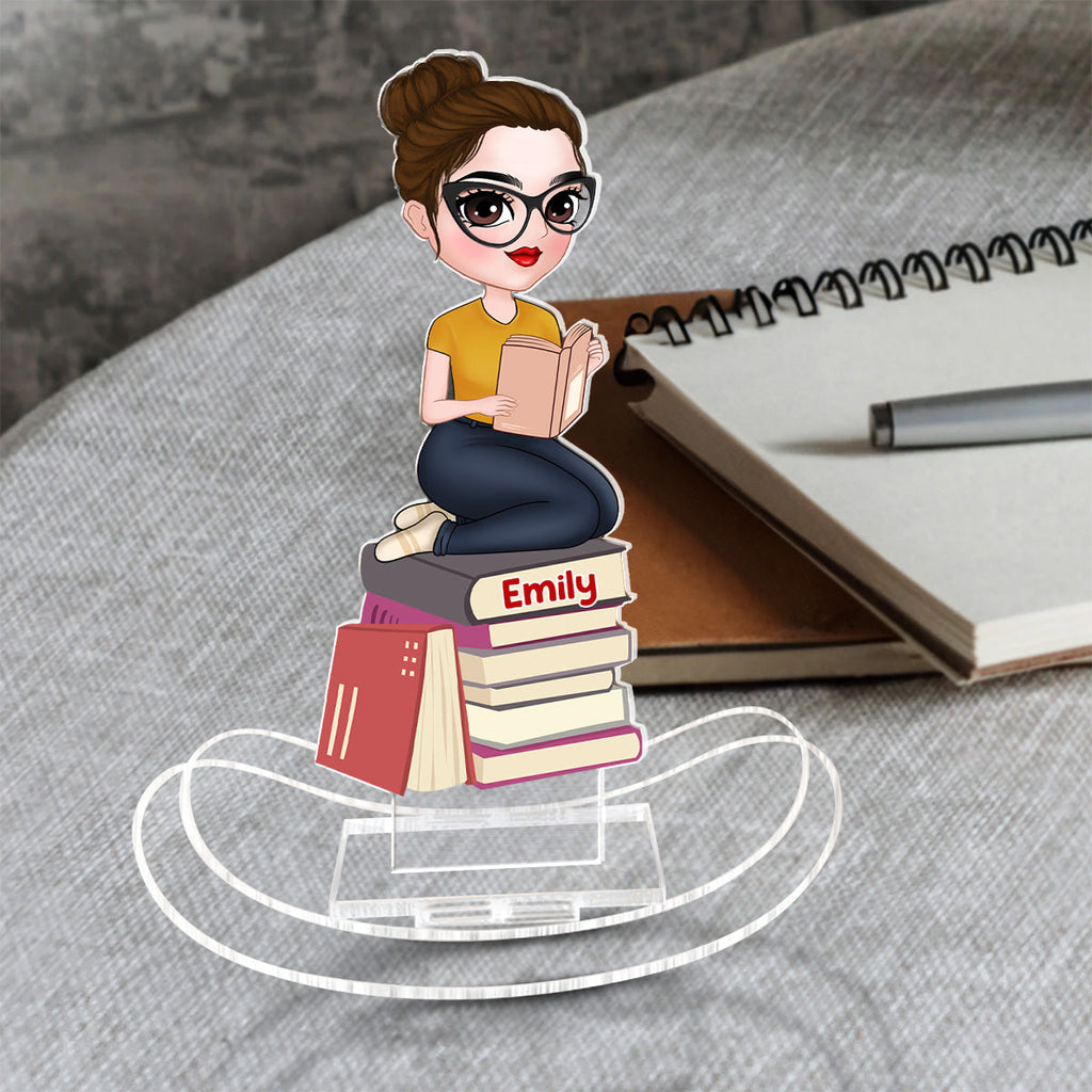 I Am A Book Lover - Personalized Acrylic Shaking Stand