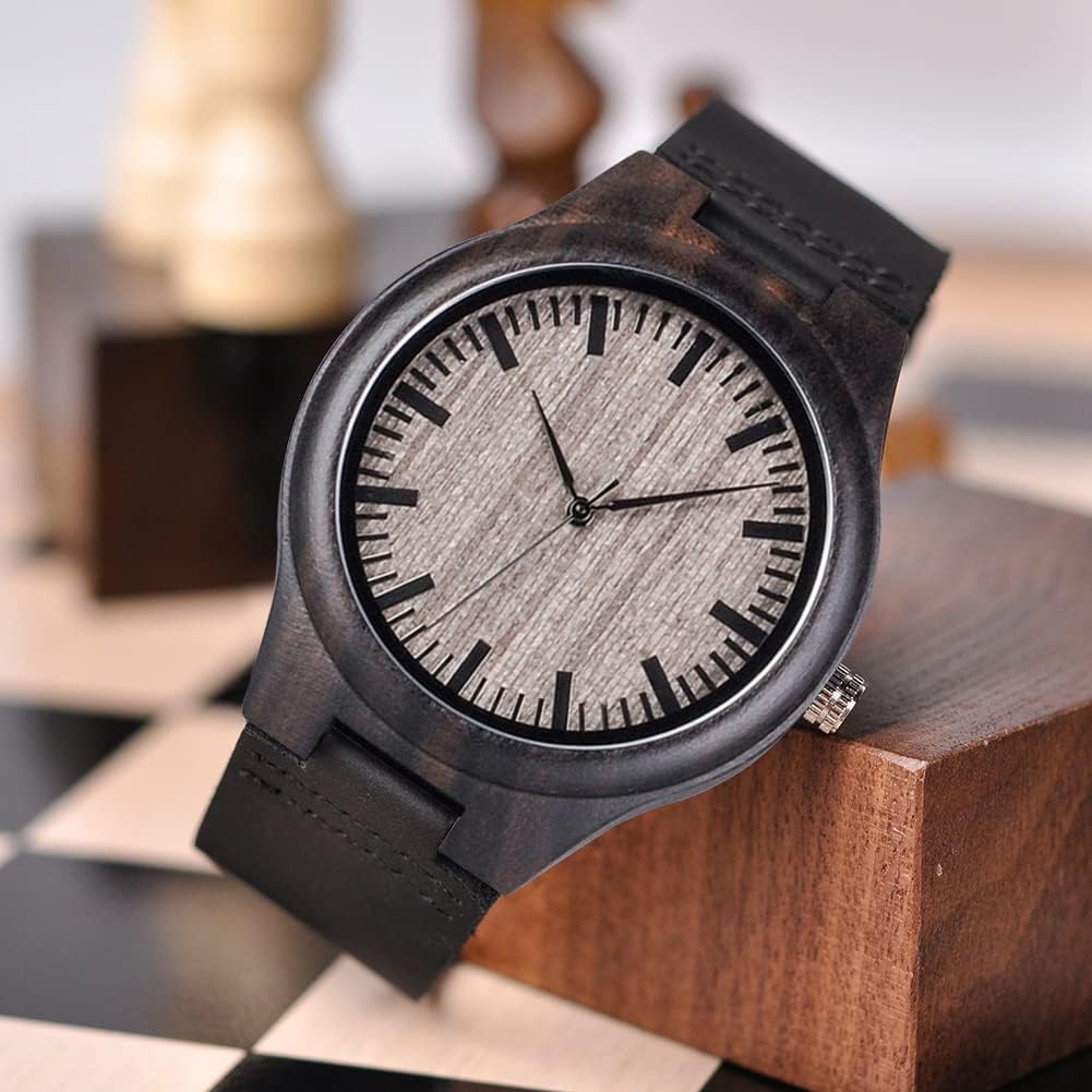 I Found My Missing Peace - Personalized Wood Watch