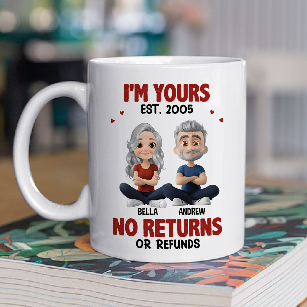 Custom Anniversary Keepsake Gifts For Couple • No Refunds - Personalized Coffee Mug