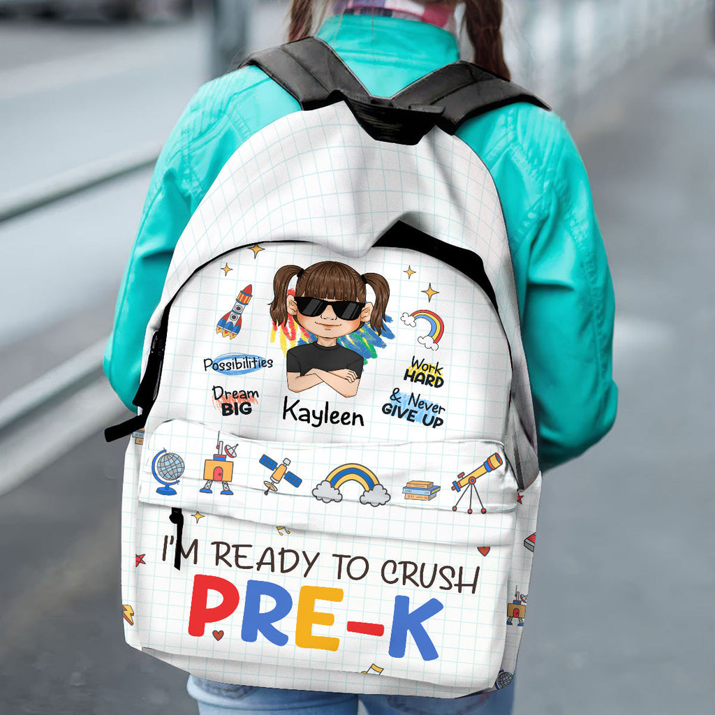 Ready To Crush School - Personalized Backpack