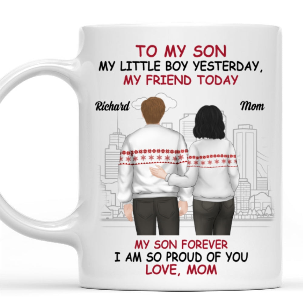 Custom Christmas & Birthday Gift for Son • My Son My Shining Star - Personalized Coffee Mug