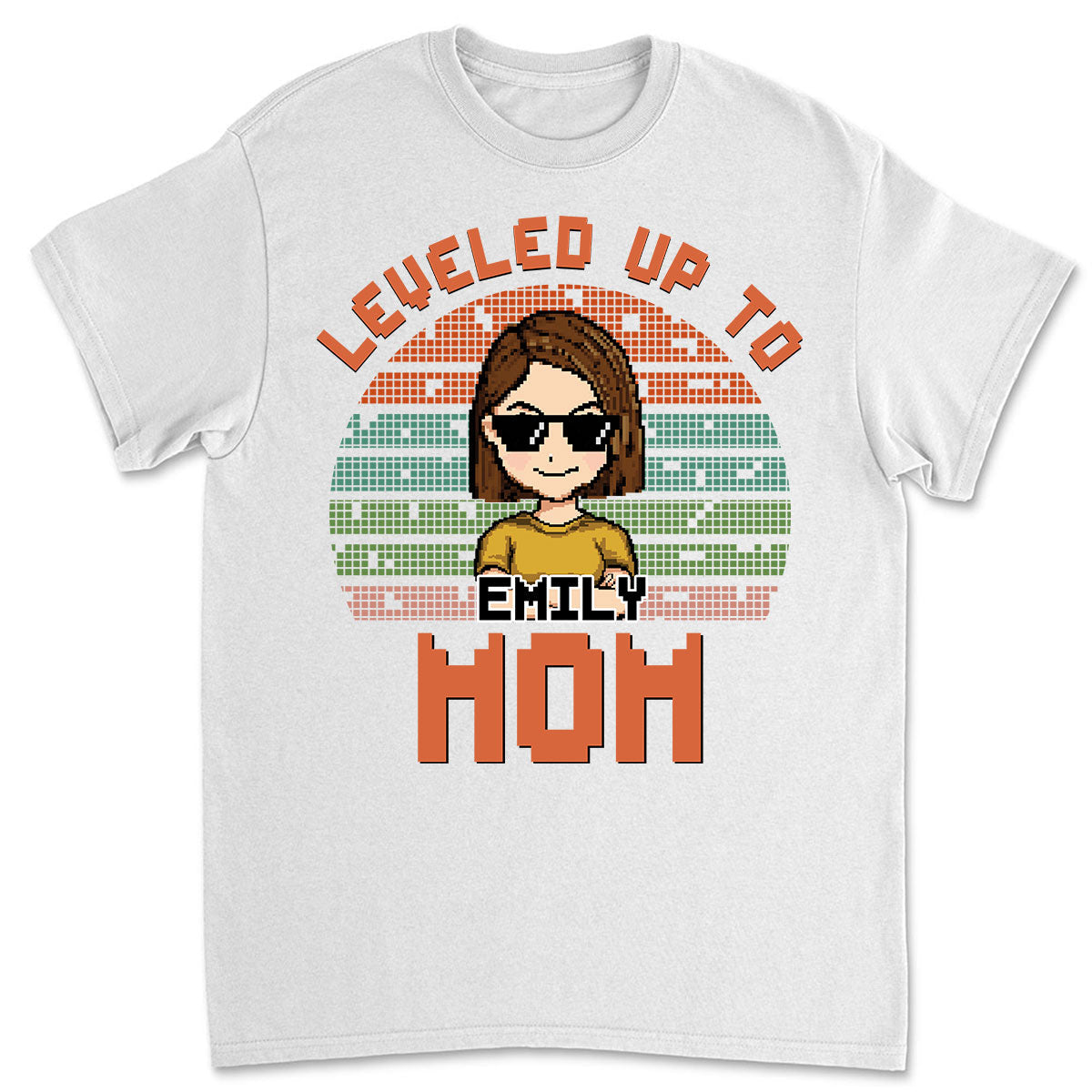 Custom First Father's Day, Christmas Gift for New Dad • Leveled Up - Personalized T-shirt And Onesie