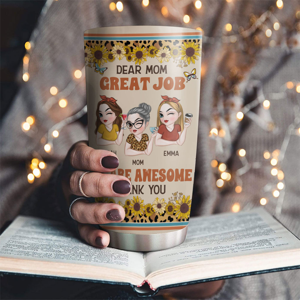 Custom Mother's Day Birthday Gifts For Mom • We Are Awesome - Personalized Tumbler
