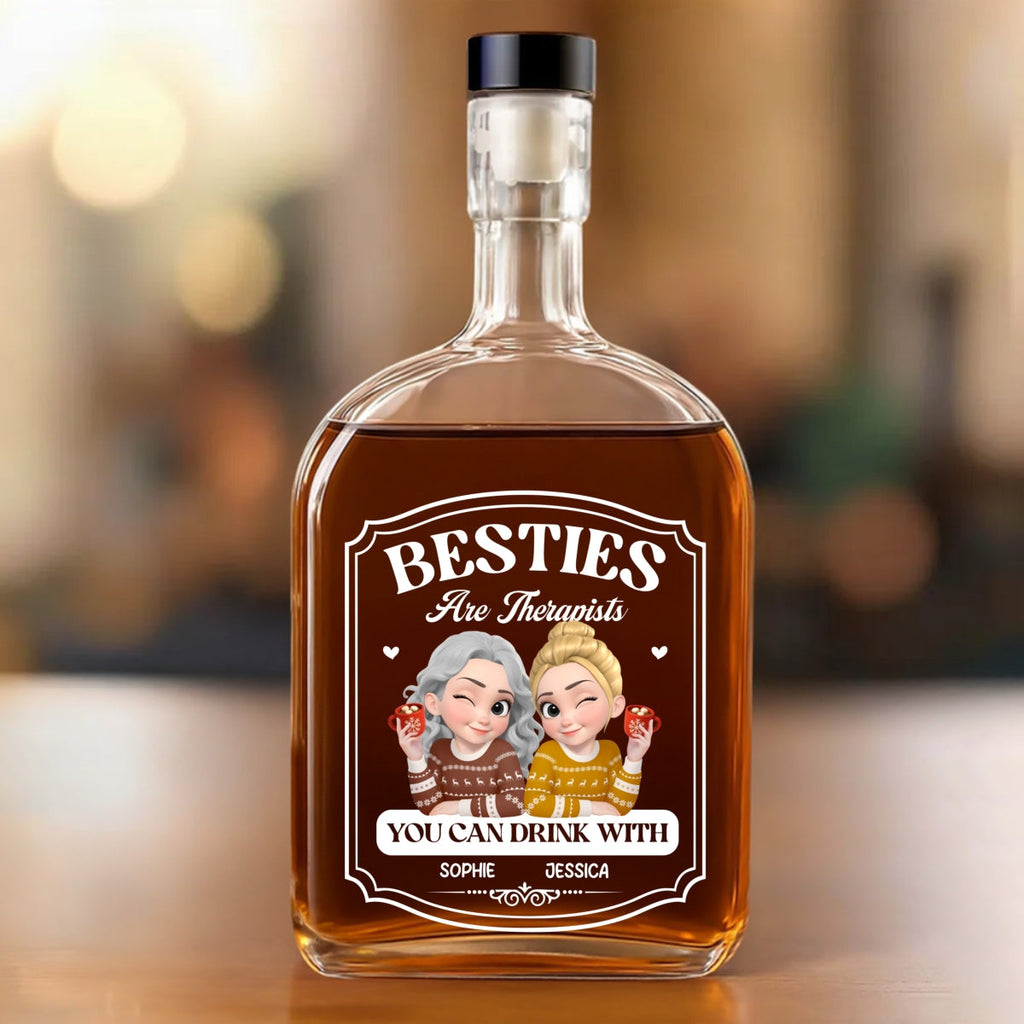 Good Wine Fixes Bad Days - Personalized Spirits Decanter