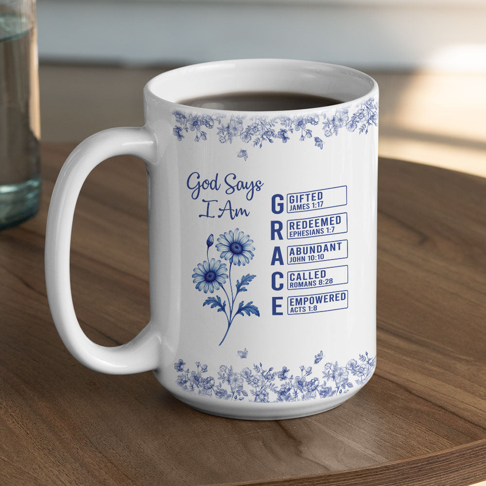 Custom Christmas & Birthday Gift for Daughter • As God Says - Personalized Coffee Mug