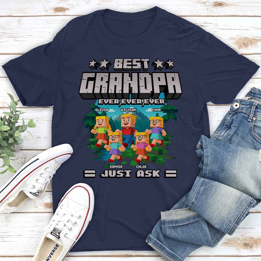 Custom Father's Day, Special Gift for Dad & Grandpa • Best Papa Ever Ever - Personalized Shirt