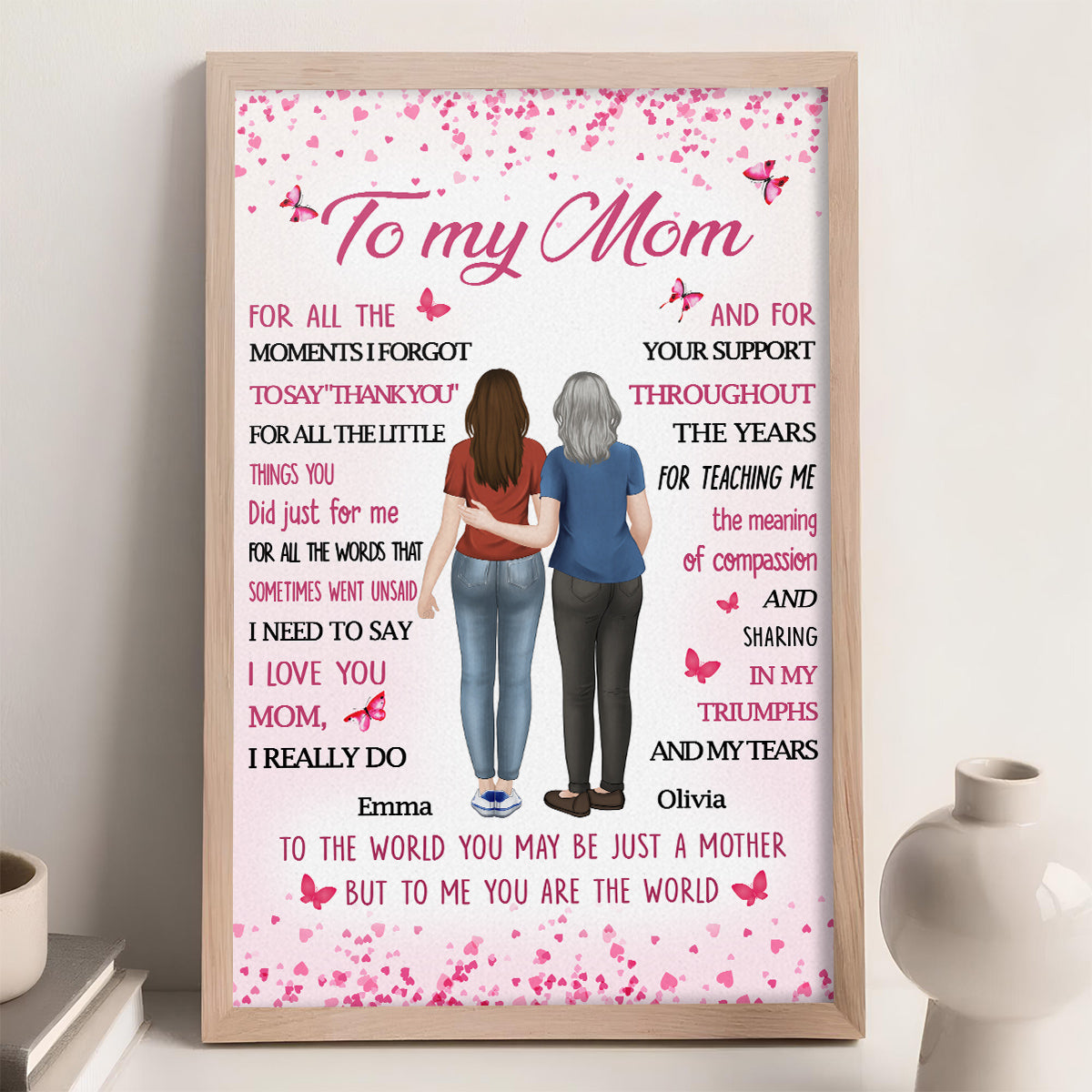 You Are My World - Personalized Poster