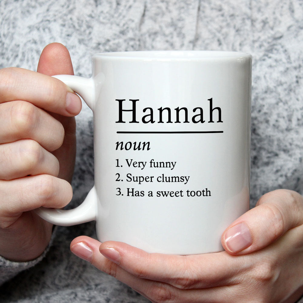 Custom Coworker, Christmas & Birthday Team Appreciation Gift • Definition Mug - Personalized Coffee Mug