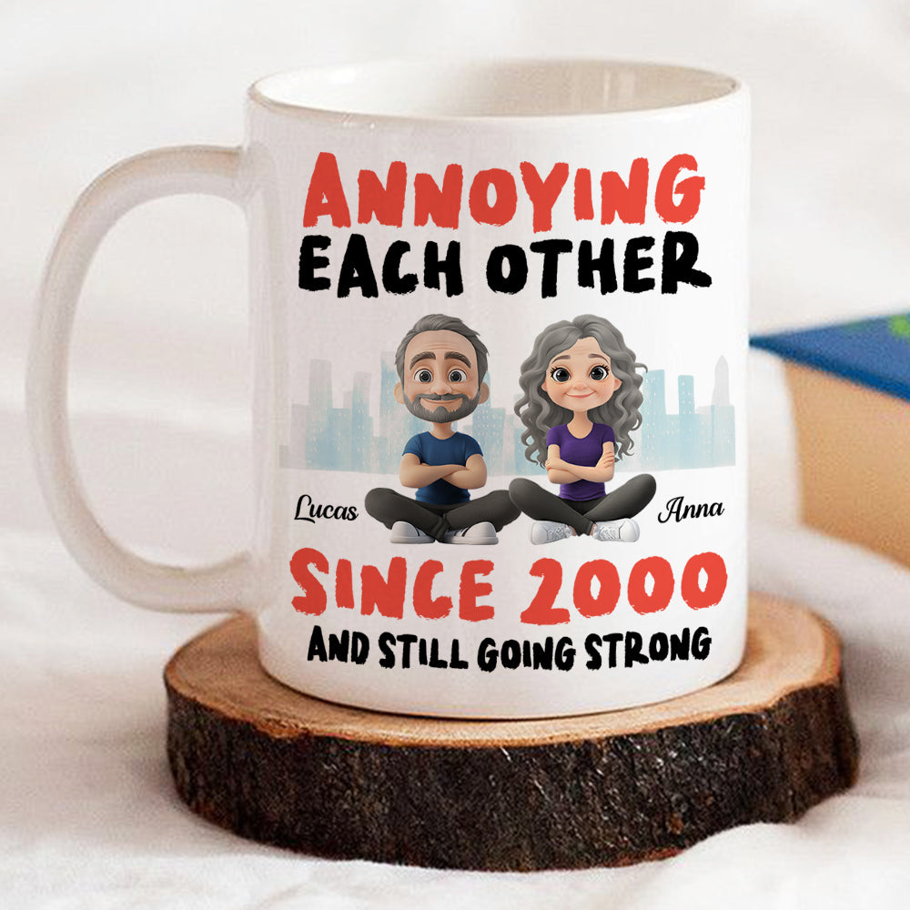Custom Anniversary Keepsake Gifts For Couple • Annoying - Personalized Coffee Mug