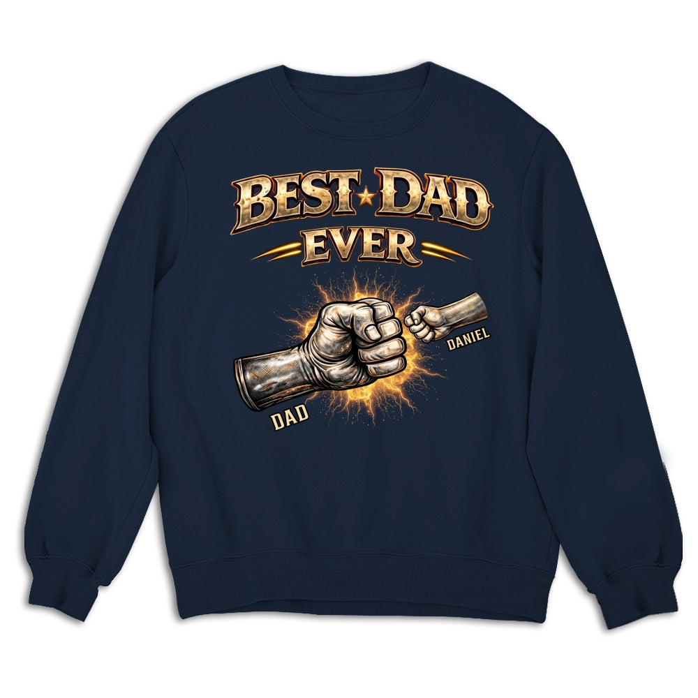Custom Father's Day, Special Gift for Dad & Grandpa • Best Dad Hand Bump - Personalized Shirt
