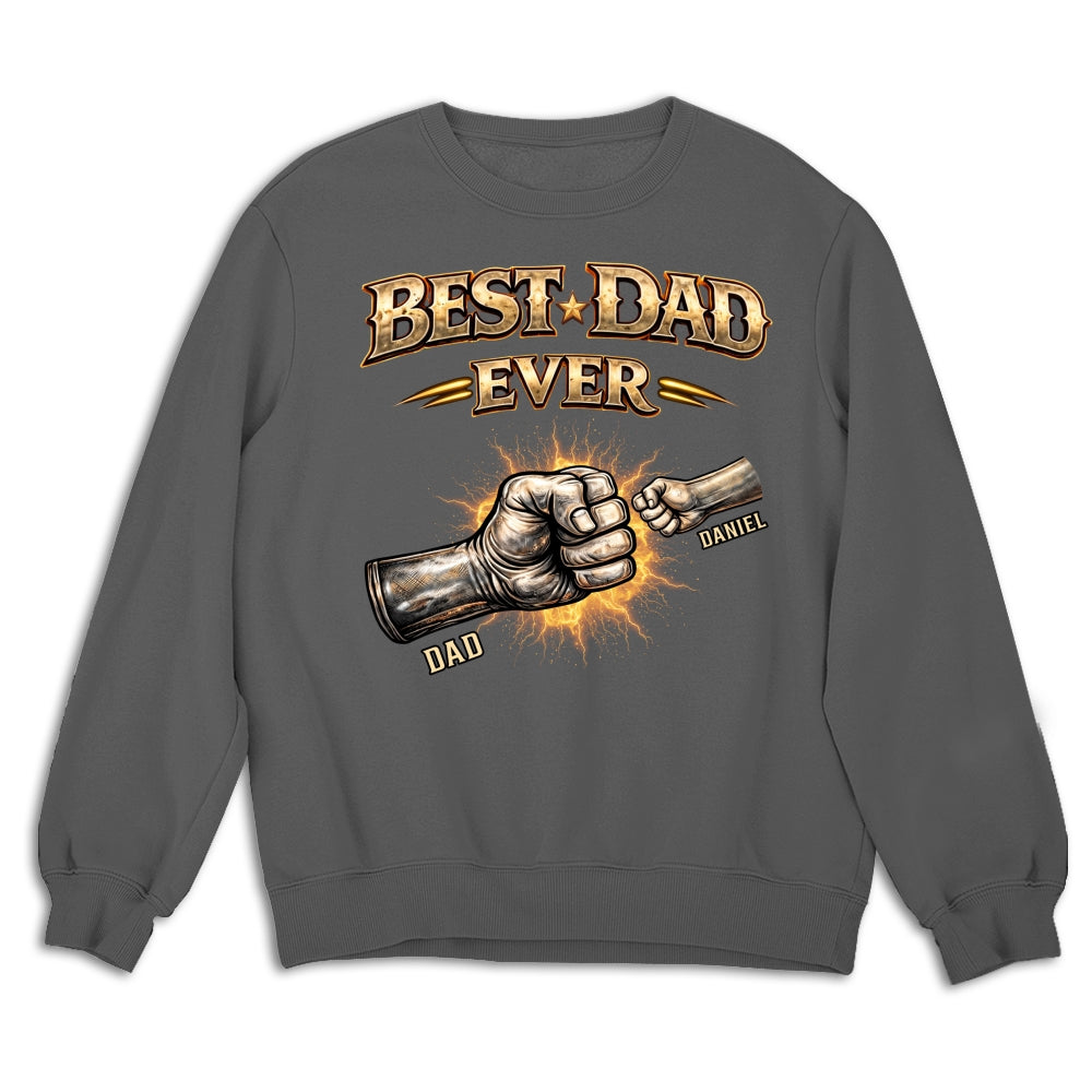 Custom Father's Day, Special Gift for Dad & Grandpa • Best Dad Hand Bump - Personalized Shirt