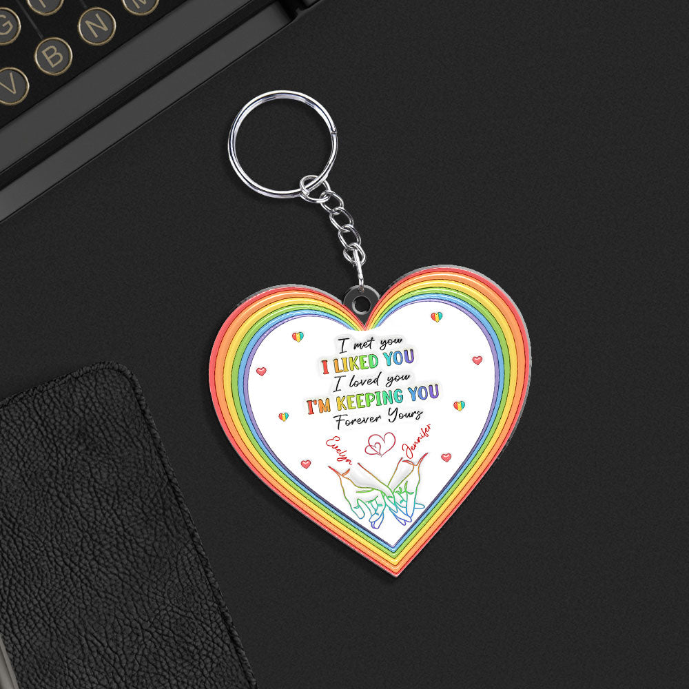 Love is Love - Personalized Acrylic Keychain