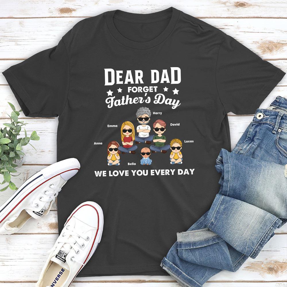 Custom Christmas & Birthday Gift for Dad, Grandpa • Forget Father's Day - Personalized Classic T-shirt