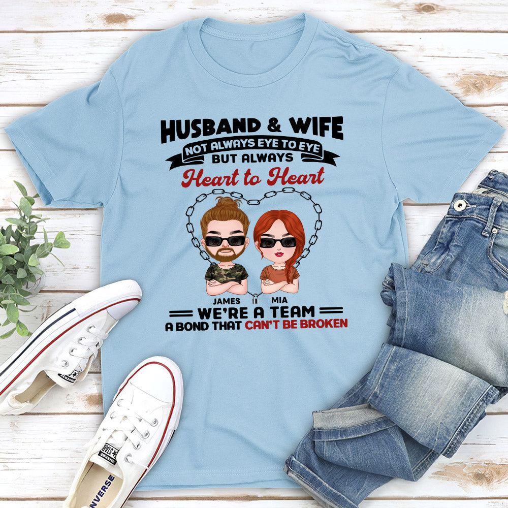 Custom Anniversary Keepsake Gifts For Couple • Husband And Wife - Personalized Classic T-shirt