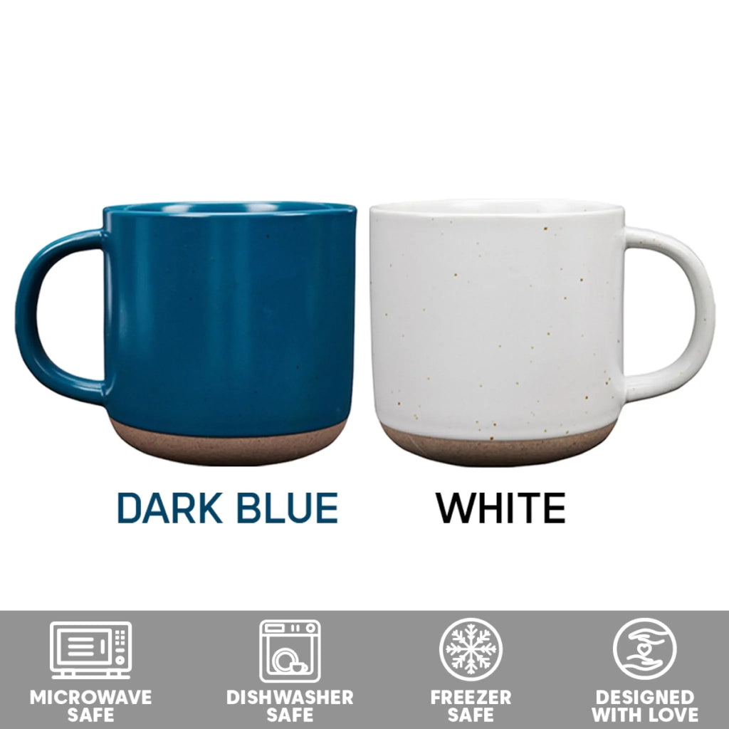 Custom Photo Father's Day, Special Gift for Dad & Grandpa • Our First Fathers Day - Personalized Pottery Mug