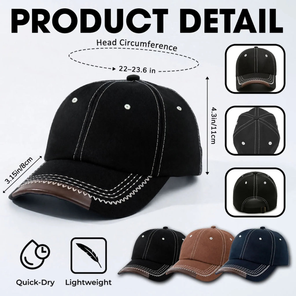 Proud Baseball Dad Ever - Personalized Vintage Soft Baseball Cap