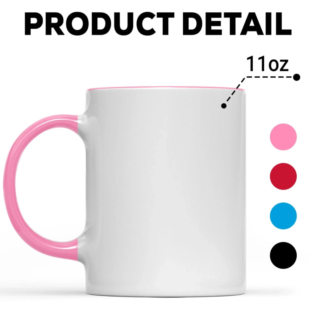 Custom Photo Anniversary Keepsake Gifts For Couple • Lucky To Call You Dad - Personalized Accent Mug